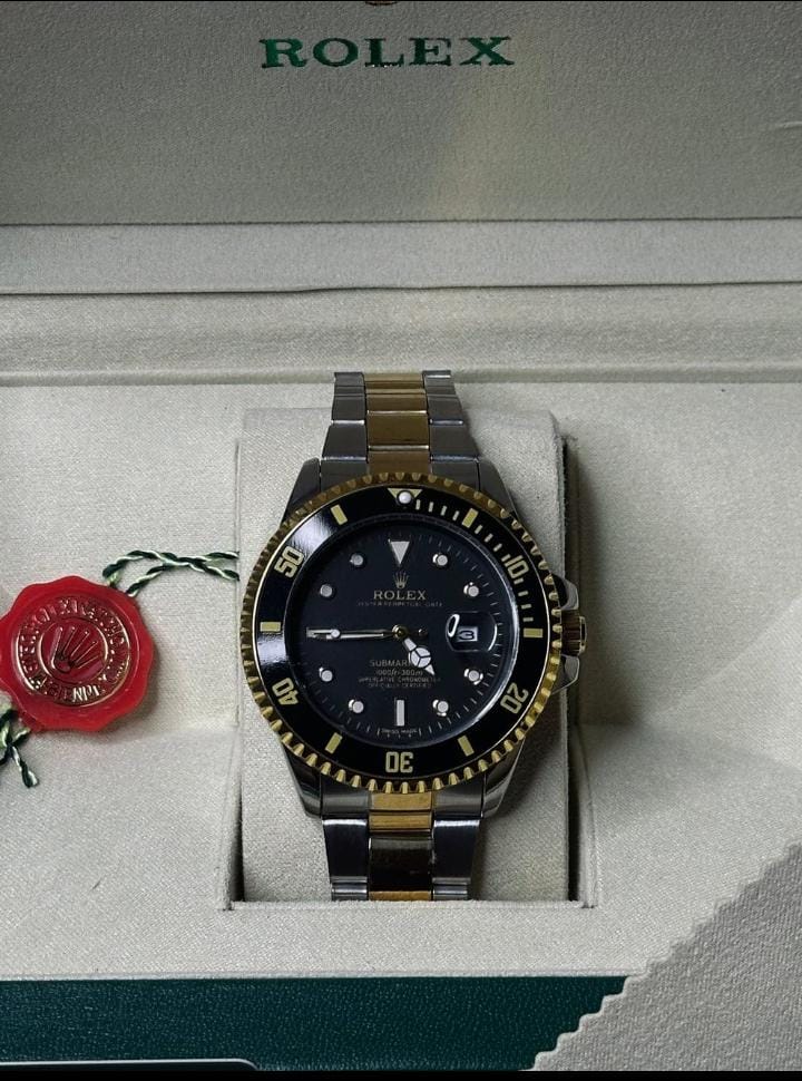 Rolex Submariner Chain - Gold Two-Tone Black