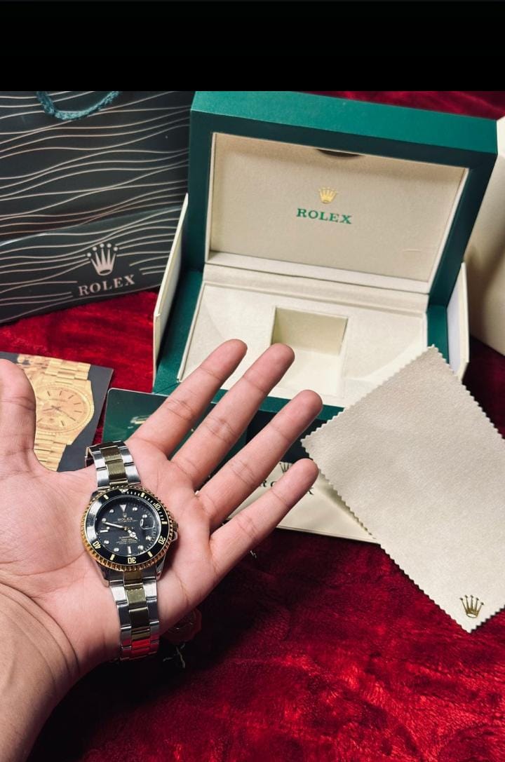 Rolex Submariner Chain - Gold Two-Tone Black