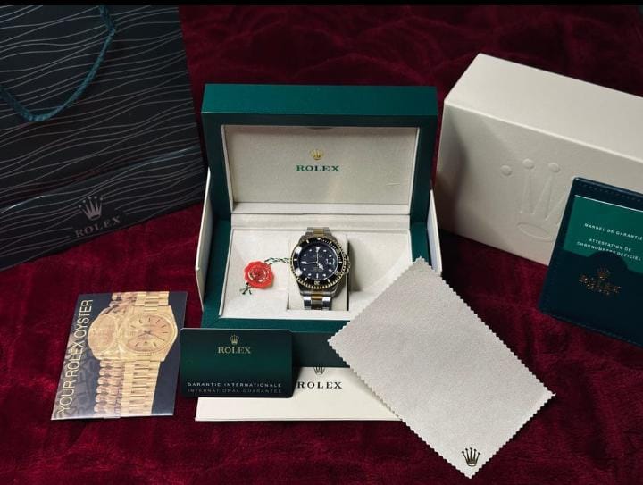 Rolex Submariner Chain - Gold Two-Tone Black
