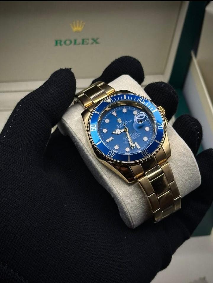 Rolex Submariner Chain – Gold Two-Tone Blue