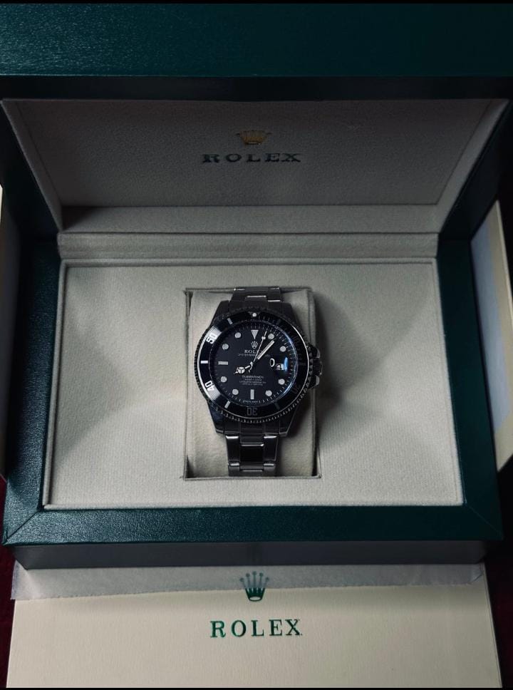 Rolex Submariner Chain – Silver Black